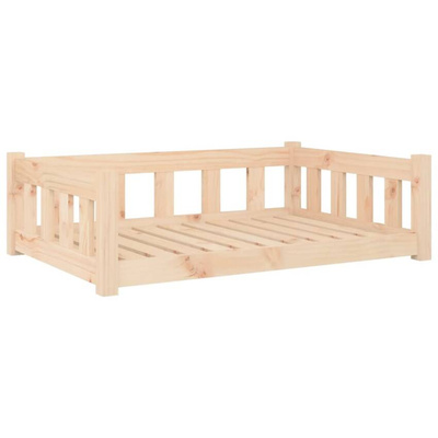 vidaXL Legowisko dla psa, 95,5x65,5x28 cm, lite drewno sosnowe model standard