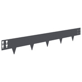 Krawężnik do trawnika 30 szt. 100 x 15 cm Stal antracytowy