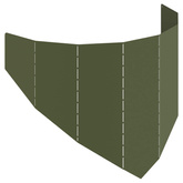 Krawężnik do trawnika 100 x 45 cm Stal Oliwkowy zielony