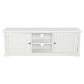 vidaXL Szafka pod TV, biała, 120 x 30 x 40 cm, drewniana