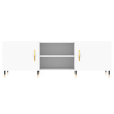 vidaXL Szafka pod TV, biała, 150x30x50 cm, materiał drewnopochodny wariant 7