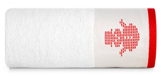 RĘCZNIK ŚWIATECZNY NOEL01 50 X 90 CM BIAŁY