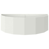 Donica Biały 120 x 60 x 35 cm Stal
