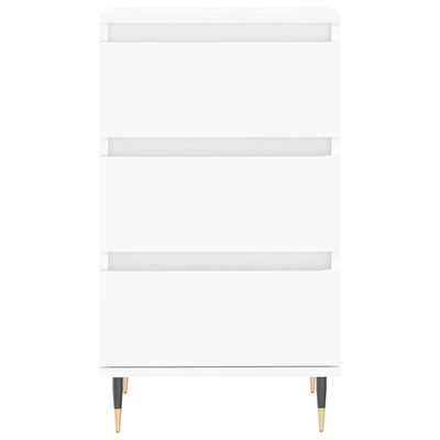 vidaXL Komoda, biała, 40x35x70 cm, materiał drewnopochodny