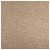 Dywany pokojowe Moiré AGIRA Naturalny 120 x 120 cm Poliester