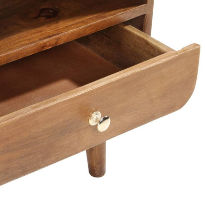 vidaXL Szafka pod TV, 90 x 35 x 47 cm, lite drewno mango
