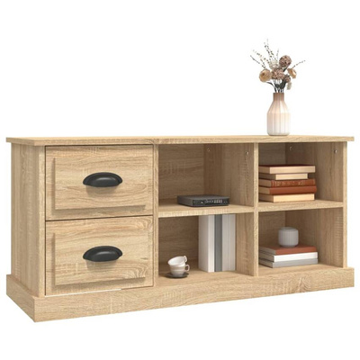 vidaXL Szafka pod TV, kolor dąb sonoma, 102x35,5x47,5 cm