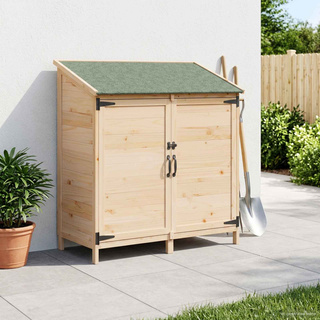 Shed ogrodowy naturalny 106,5 x 56 x 113,5 cm Drewno Świerkowe