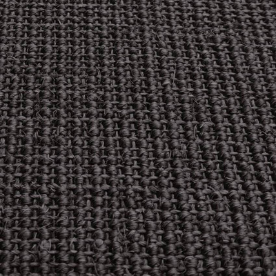 vidaXL Dywanik, naturalny sizal, 100x350 cm, czarny