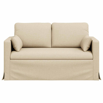 Sofa Kremowy 139 x 78 x 80 cm tkanina