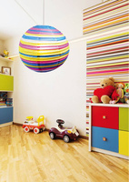 Abażur papierowy różowo-niebieski kula 40cm Kokon Candellux 70-16440