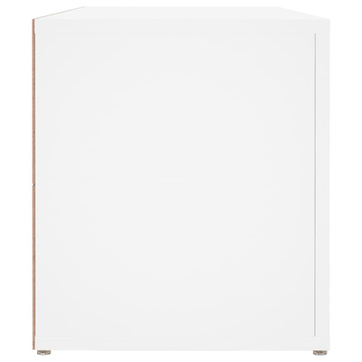 vidaXL Szafka pod TV, biała, 100x31,5x35 cm, materiał drewnopochodny