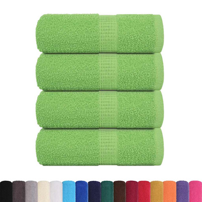 Ręczniki hotelowe, FROGN, 4 szt, zielone, 30x50 cm, 360 g/m?