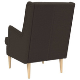 Fotel Czarny Bouclé