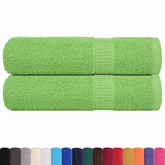 Ręczniki do rąk, FROGN, 2 szt, zielone jabłko, 50x100 cm, 360 g/m?