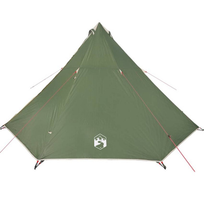 vidaXL Namiot rodzinny tipi, 8-osobowy, zielony, wodoszczelny model standard