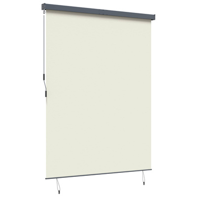 Roleta kremowy 220 x 250 cm Materiał i Aluminium