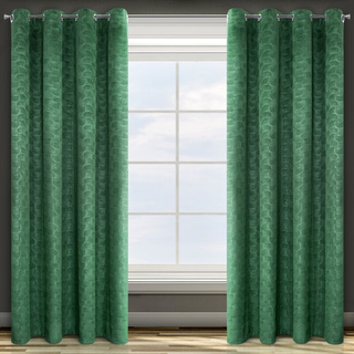 Zasłona Ellen zielona 140x250