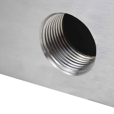 Fontanna/wodospad do basenu, prostokątny, stal nierdzewna, 30 cm