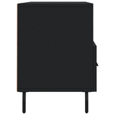 vidaXL Szafka pod TV, czarna, 102x36x50 cm, materiał drewnopochodny wariant 8
