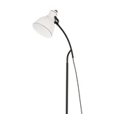 Lampa podłogowa czarno-biała skośna regulowana Zumba Candellux 51-72108
