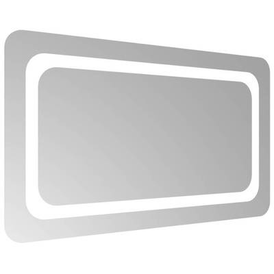 vidaXL Lustro łazienkowe z LED, 70x40 cm