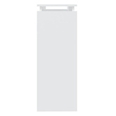 Stolik konsolowy, biały, 102x30x80 cm, materiał drewnopochodny