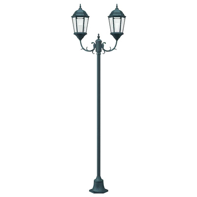Lampa ogrodowa Vintage szczotkowana zieleń 68 x 20 x 235 cm