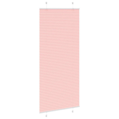 Roleta plisowana różowa 90x200 cm Szerokość tkaniny 89,4 cm