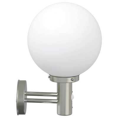 Zewnętrzna lampa ścienna 2 pcs Srebrny 28 x 25 x 38 cm