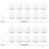 Lustrowe światła Ze LED Lights 2 pcs Biały 4.5 x 4.5 x 4.8 cm
