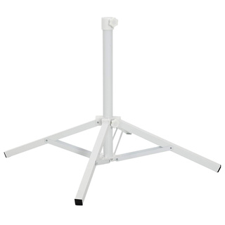 Stojak na parasol Biały Stal dla 25-32 mm Słup