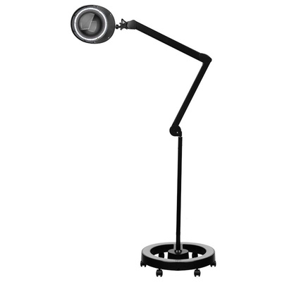 Lampa lupa Elegante 6025 60 led smd 5d black ze statywem 126453