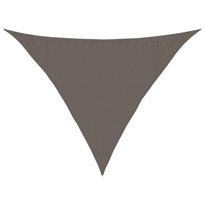 Żagiel przeciwsłoneczny 160 g/m?, antracyt, 3,5x3,5x4,9 m, HDPE