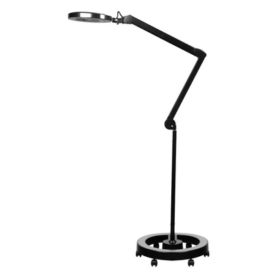 Lampa lupa Elegante 6025 60 led smd 5d black ze statywem 126453