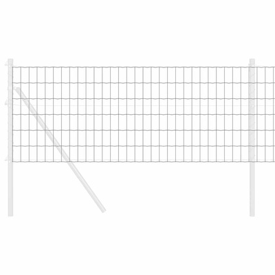 Ogrodzenie Euro 0,4 x 50 m Żelazo pokryte PVC Szary