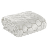 Koc Zoe srebrny 150x200