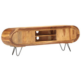 vidaXL Szafka pod TV, 140x30x45 cm, lite drewno sheesham