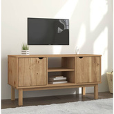 vidaXL Szafka pod TV OTTA, 113,5x43x57 cm, lite drewno sosnowe