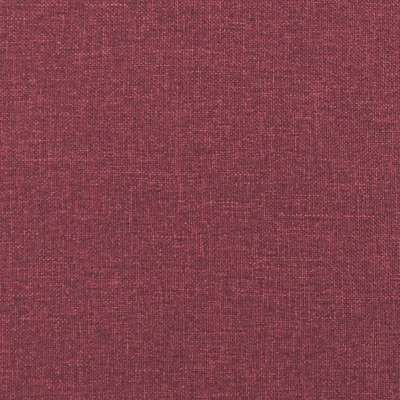 vidaXL Rozkładany fotel masujący, winna czerwień, obity tkaniną