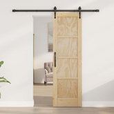 Drzwi przesuwne ORKDAL 61 x 198,5 cm Lite drewno sosnowe