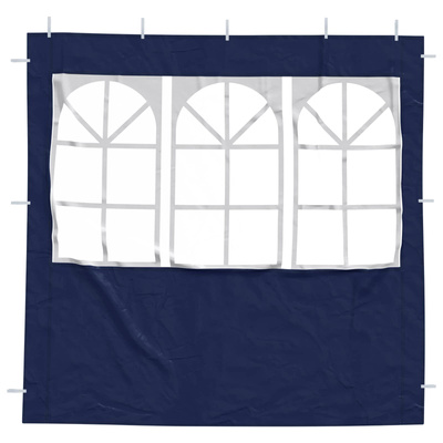 Ściana boczna namiotu na imprezy 2 pcs 200 x 195 cm niebieski