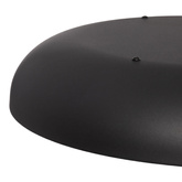 Lampa Wisząca Okrągła Czarna 28W ?40cm Abruzzo Solletico