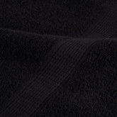Ręczniki premium SOLUND, 4 szt., czarne, 70x140 cm, 600 g/cm?