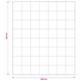 Zestaw kołdry 90% z gęsiego puchu FULDA 3 szt. 200 x 220 cm