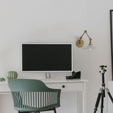 Kinkiet Retro nastawny Biało Złoty Abruzzo Gloria