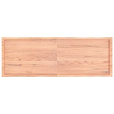 Blat, jasnobrązowy 180x60x(2-4)cm drewno z naturalną krawędzią