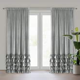 Zasłona Carli srebrna 140x250