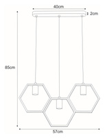 Lampa wisząca K-4721 z serii HONEY