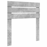 Ramka łóżka Szary beton 100 x 200 cm Lite drewno sosnowe